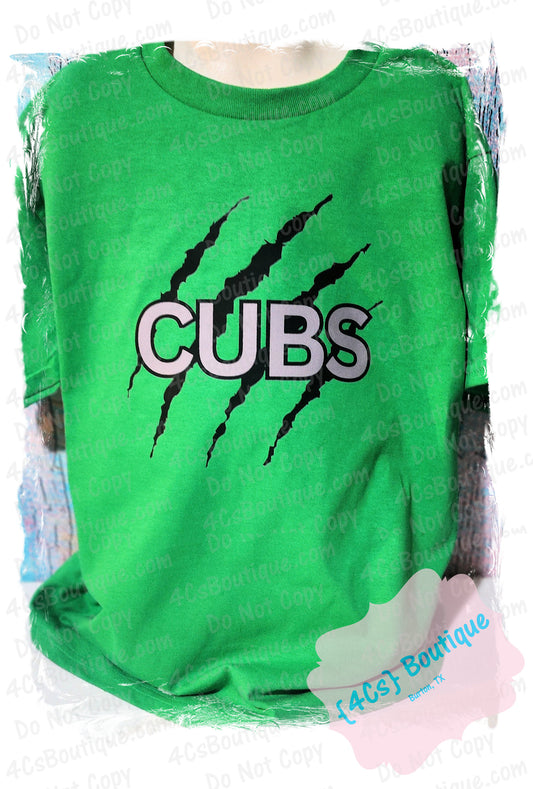 Cubs Scratch Kids Shirt