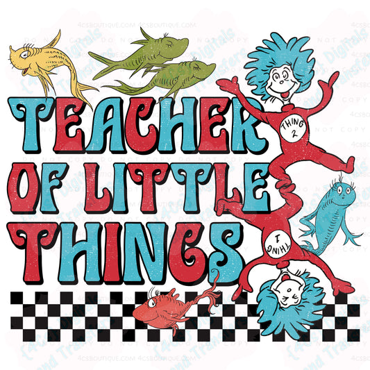 Teacher Of Little Things DTF Transfer