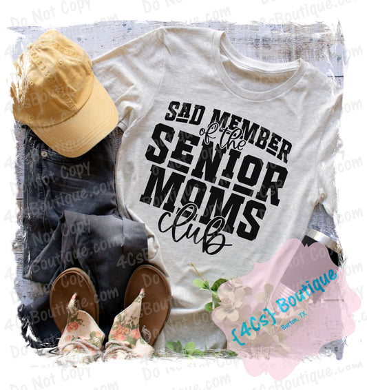 Sad Member Of The Senior Moms Club