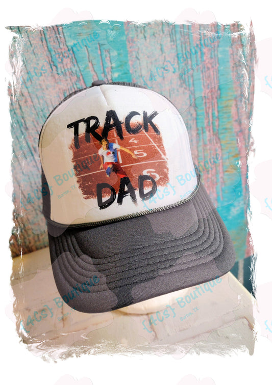 Track Dad Photo Cap