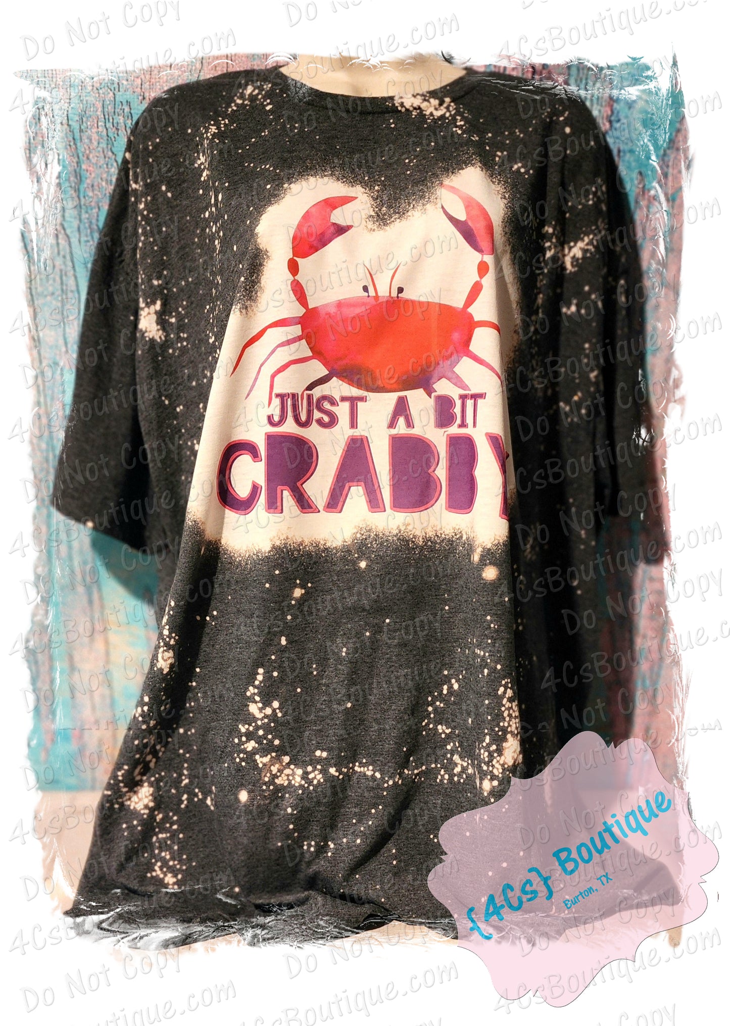 Just A Bit Crabby Sublimation Shirt
