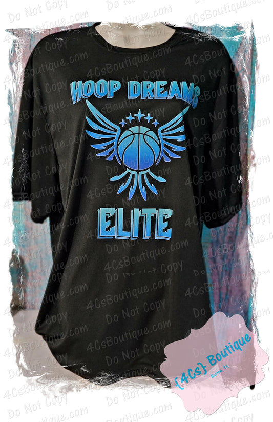 Hoop Dreams Elite (Blue) DTF Shirt