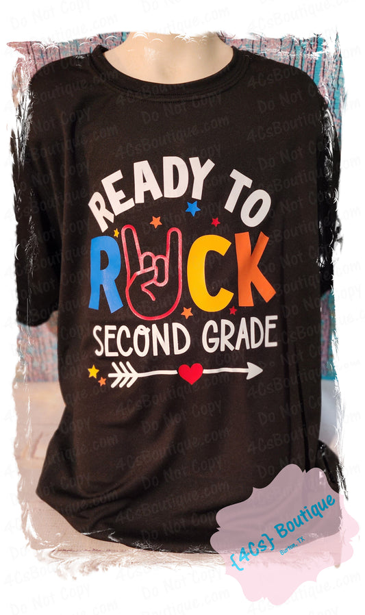 Ready To Rock Second Grade Shirt