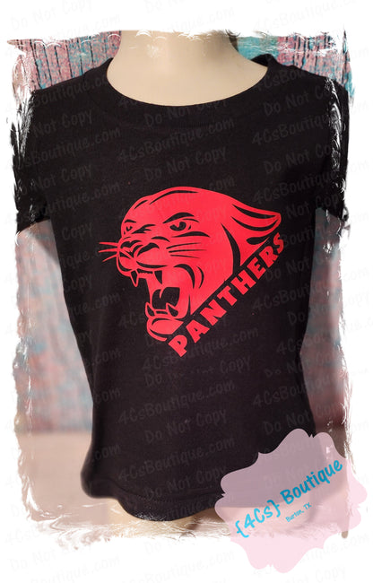 Panthers Head Kids Shirt