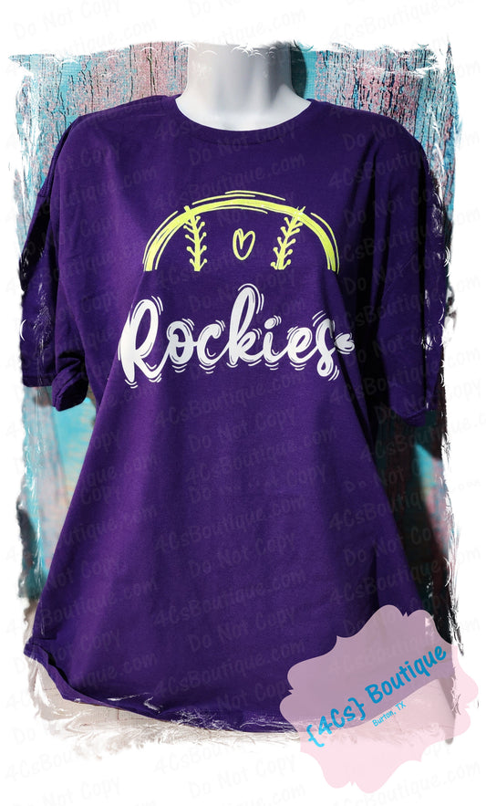 Rockies Softball  Purple Size XL RTS