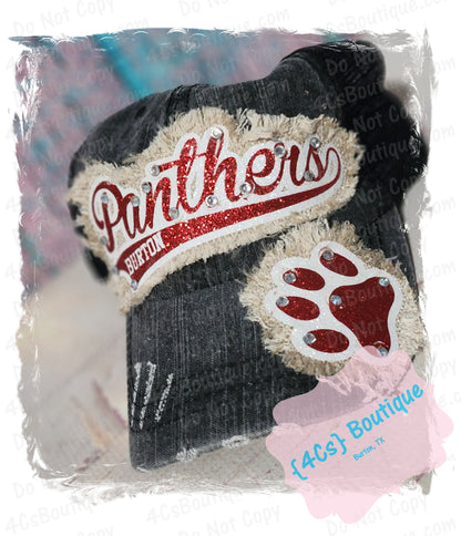 Panthers Glitter & Bling Cap