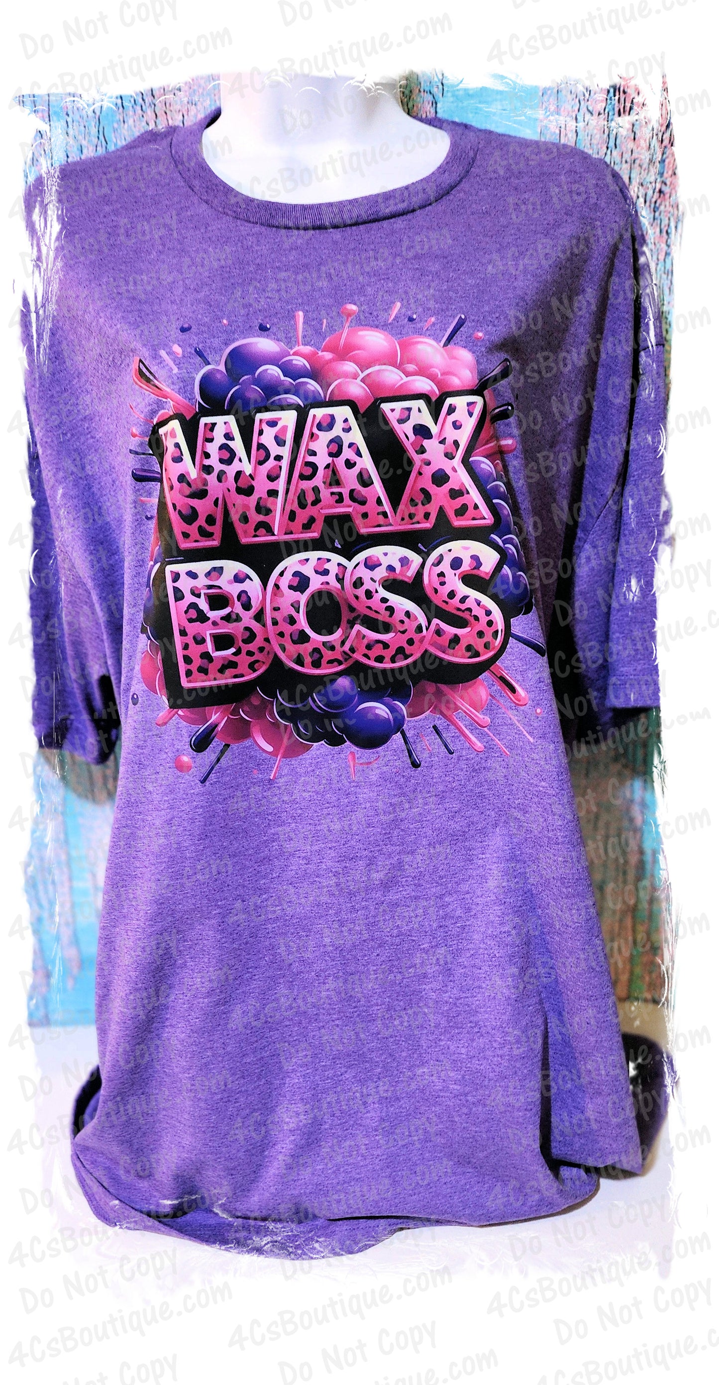 Cheetah Wax Boss Pink/Purple Bubbles