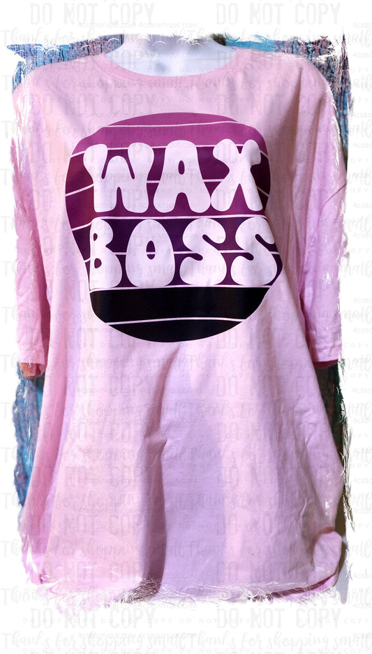 Wax Boss Retro Purple Circle