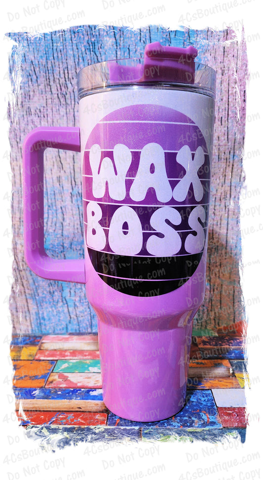 Wax Boss Gradient Shimmer 40 oz Tumbler