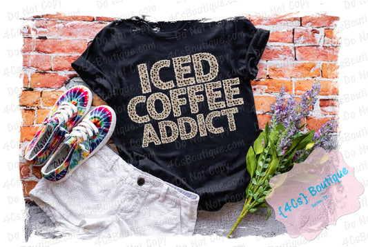 Iced Coffee Addict Shirt