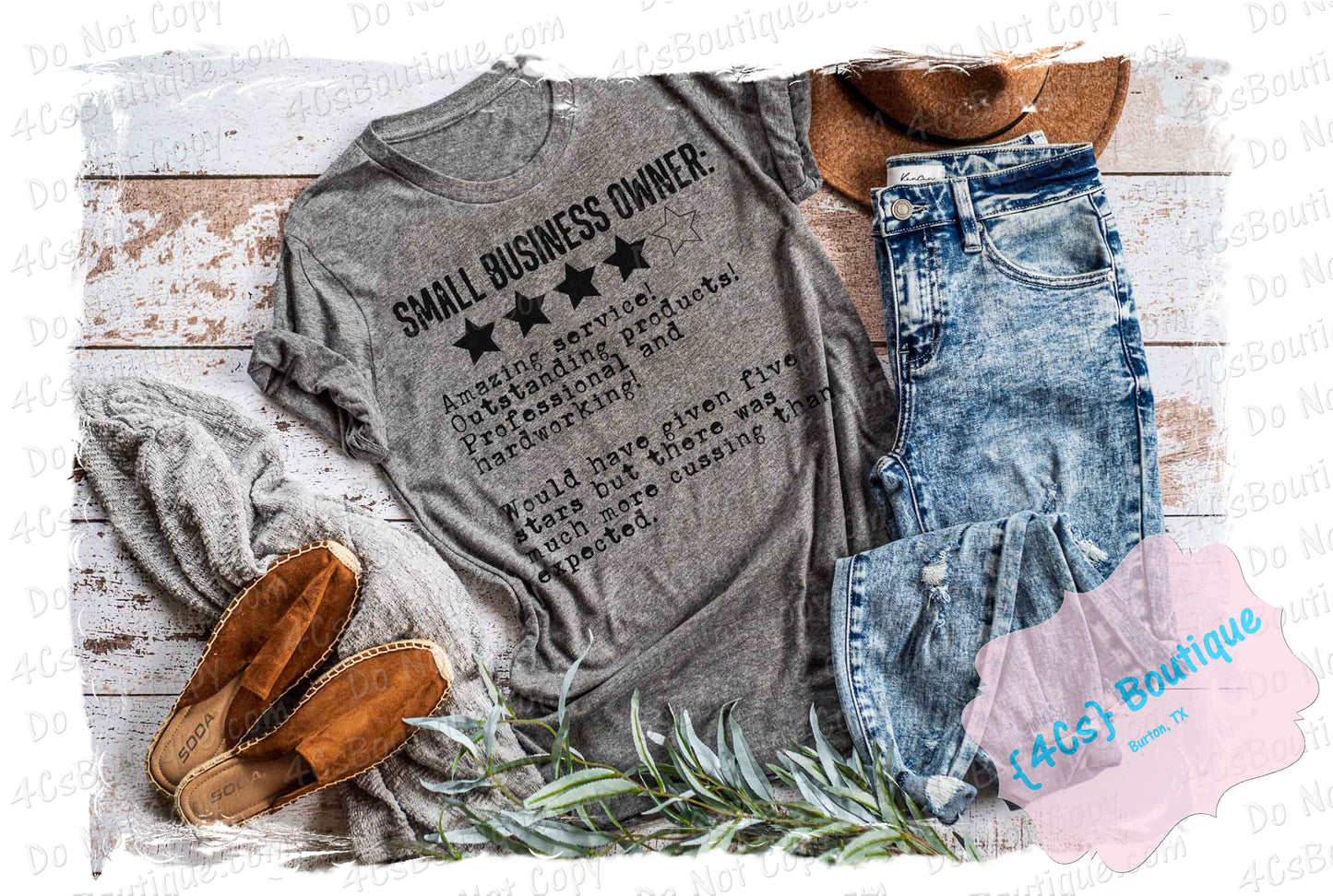 Small Business Owner 4 Stars Shirt
