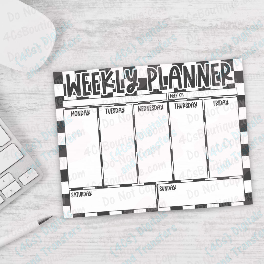 Weekly Digital Planner Pages