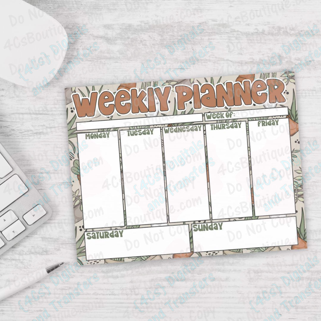 Weekly Digital Planner Pages