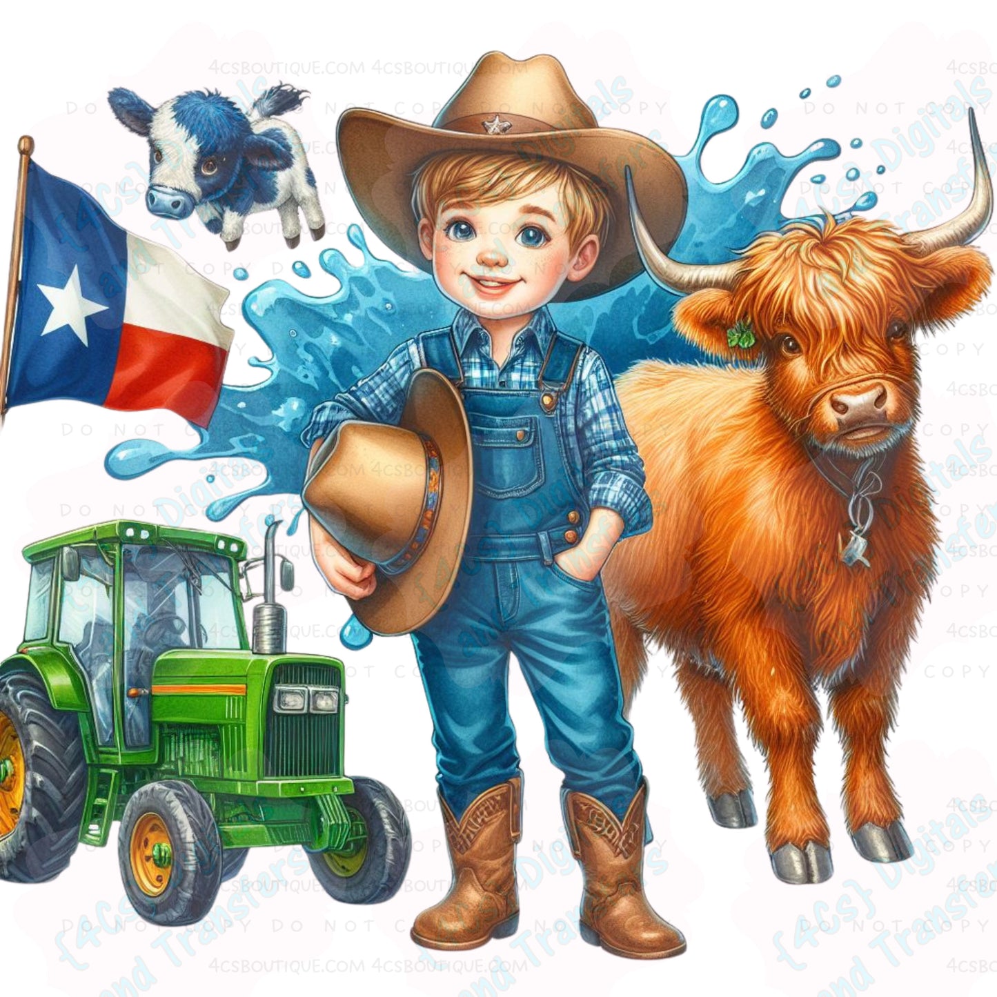 Boy Texas Country DIGITAL DOWNLOAD