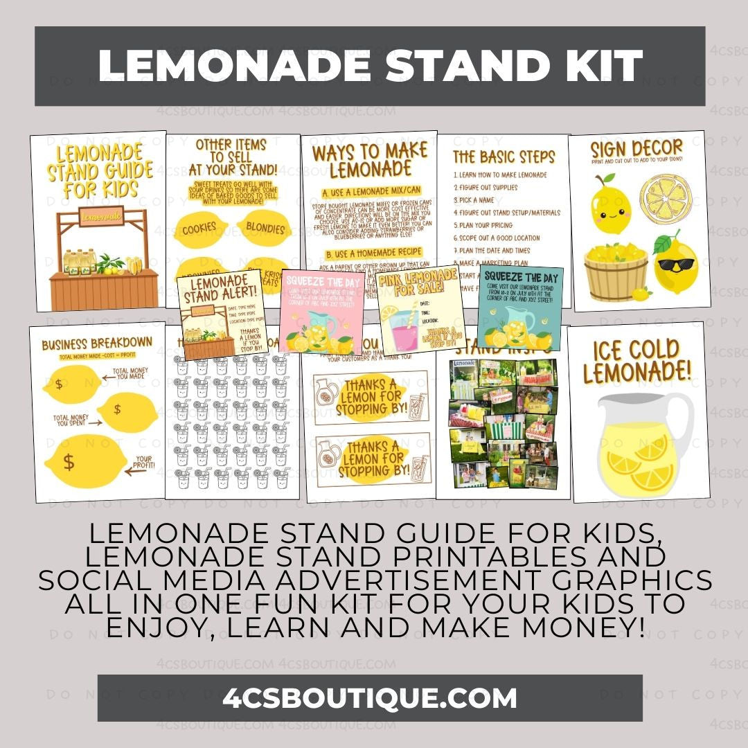 Digital Lemonade Stand Guide Kit