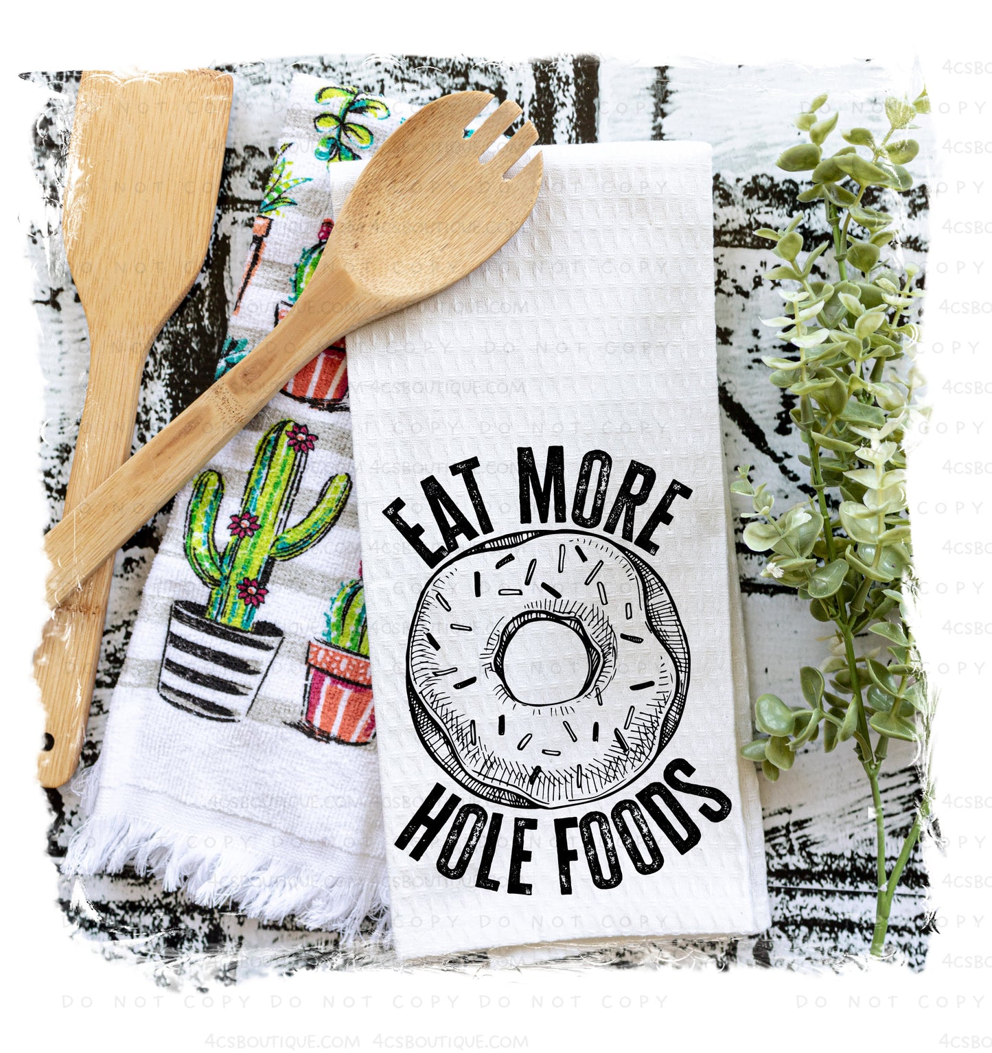 Eat More Whole Foods Hand Towel