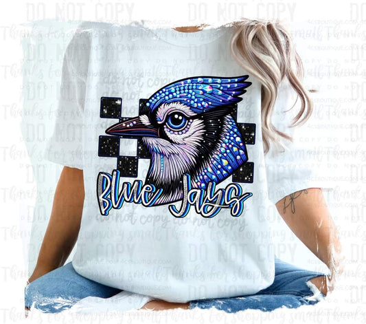 Blue Jays Faux Rhinestones