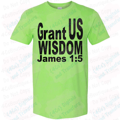 Grand Us Wisdom James 1:5 DIGITAL DOWNLOAD