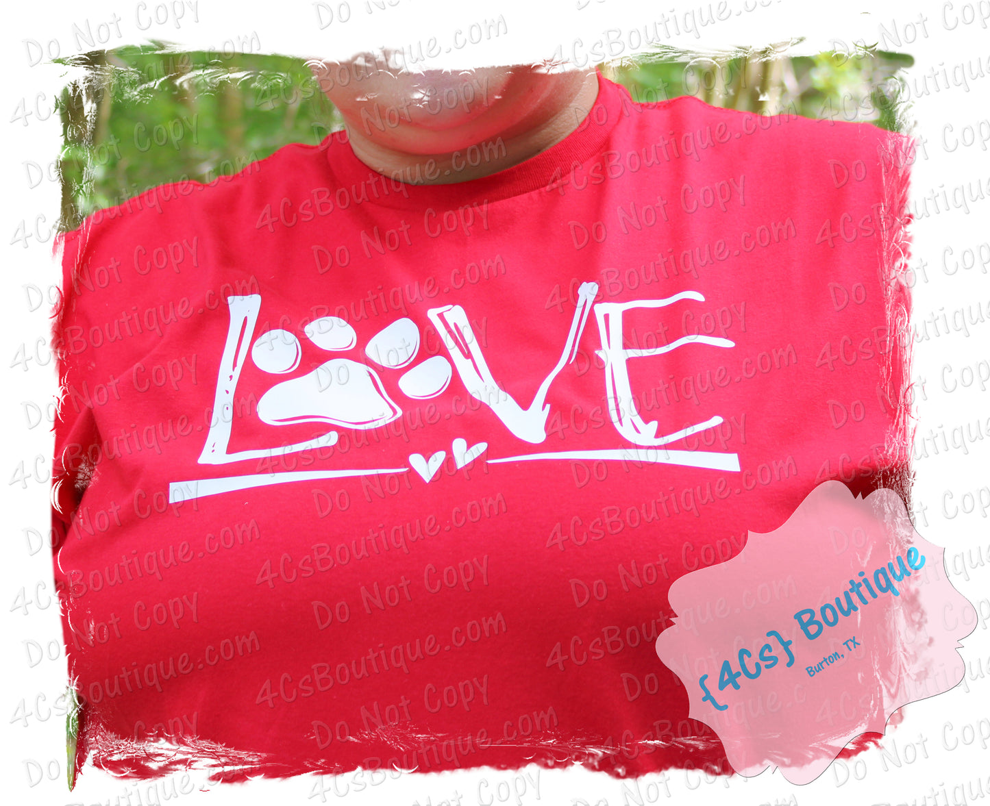 Love (Paw Print) Shirt