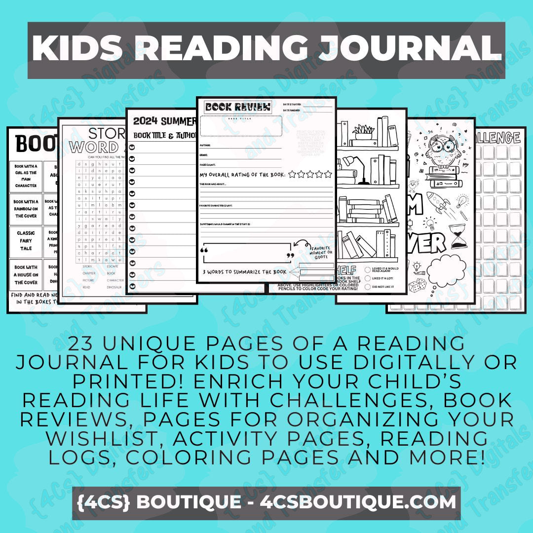 Digital Kids Reading Journal