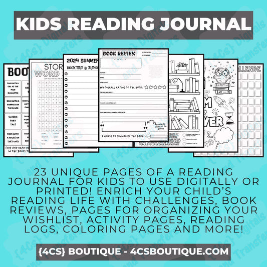 Digital Kids Reading Journal