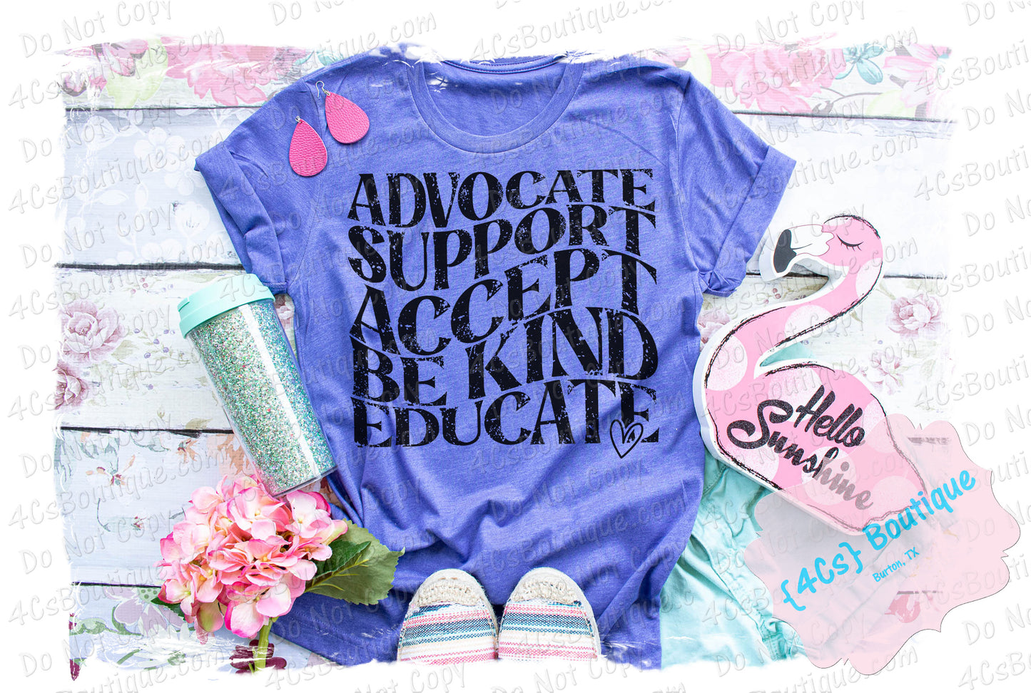 Advocate Support Accept Be Kind Educate