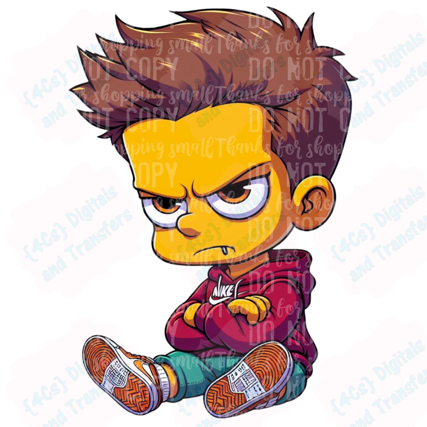 Angry Baby Bart DIGITAL DOWNLOAD