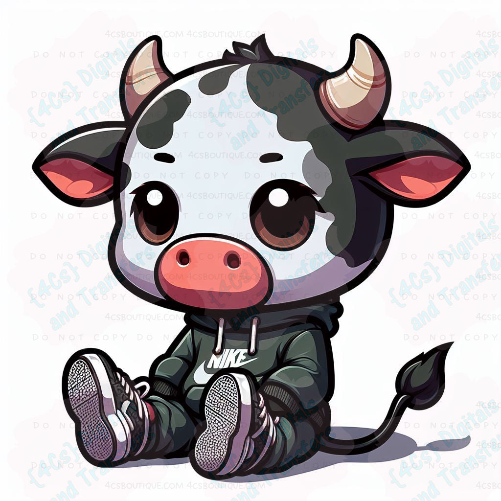 Angry Baby Cow DIGITAL DOWNLOAD