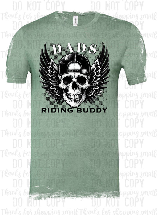 Dads Riding Buddy Kids Shirt