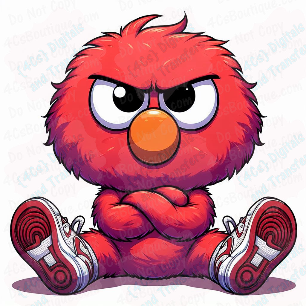 Angry Baby Elmo DIGITAL DOWNLOAD