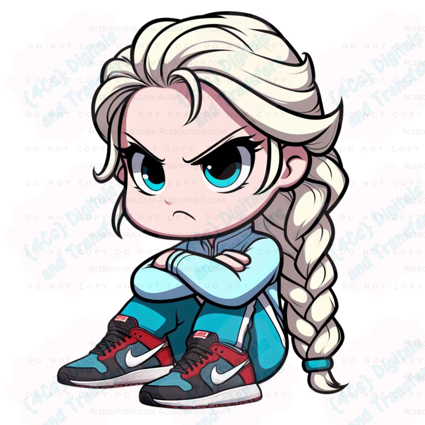 Angry Baby Elsa DIGITAL DOWNLOAD