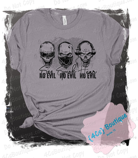 See No Evil Speak No Evil Hear No Evil Shirt