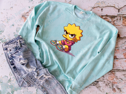 Angry Baby Lisa Simpson DIGITAL DOWNLOAD