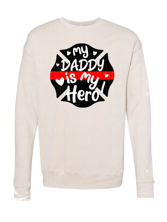 My Daddy Is My Hero Kids Shirt