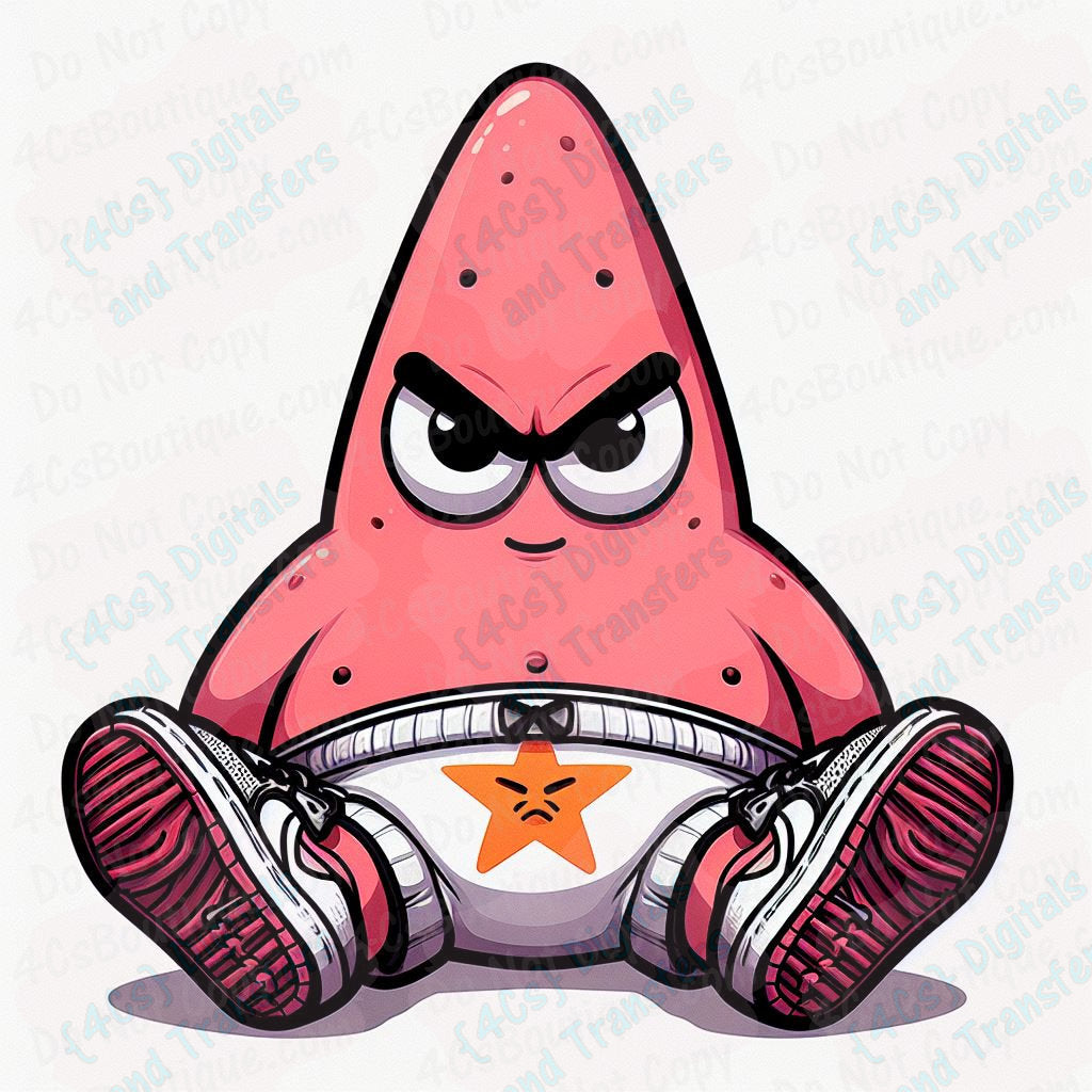 Angry Baby Patrick DIGITAL DOWNLOAD