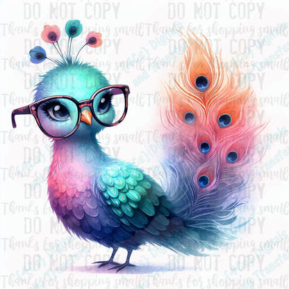 Neon Peacock DIGITAL DOWNLOAD