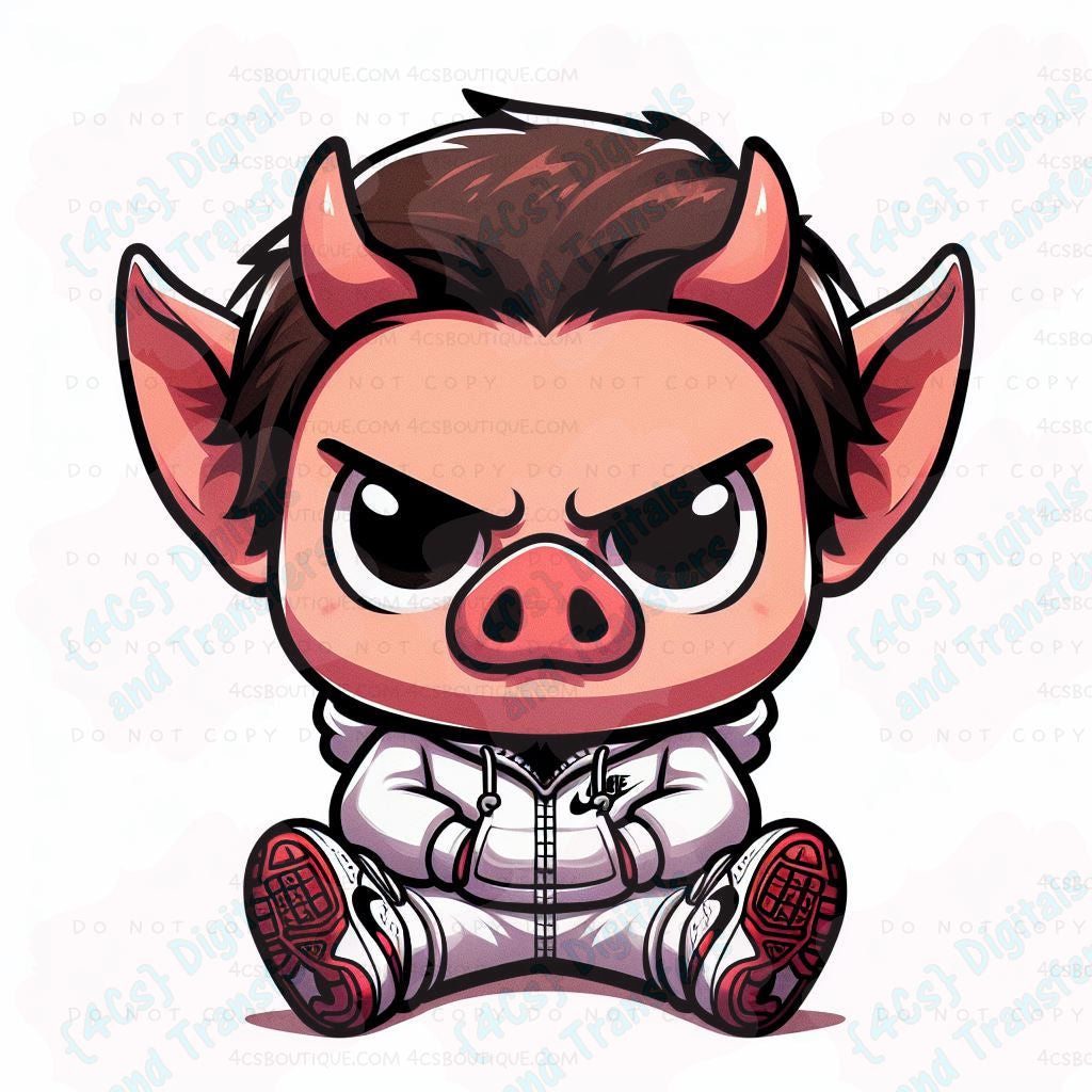 Angry Baby Pig #1 DIGITAL DOWNLOAD