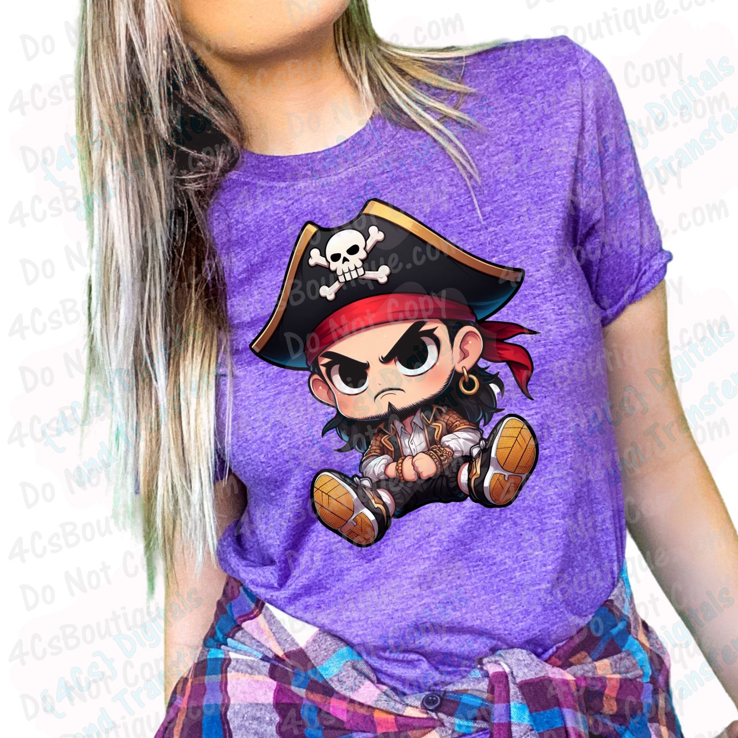 Angry Baby Pirate DIGITAL DOWNLOAD