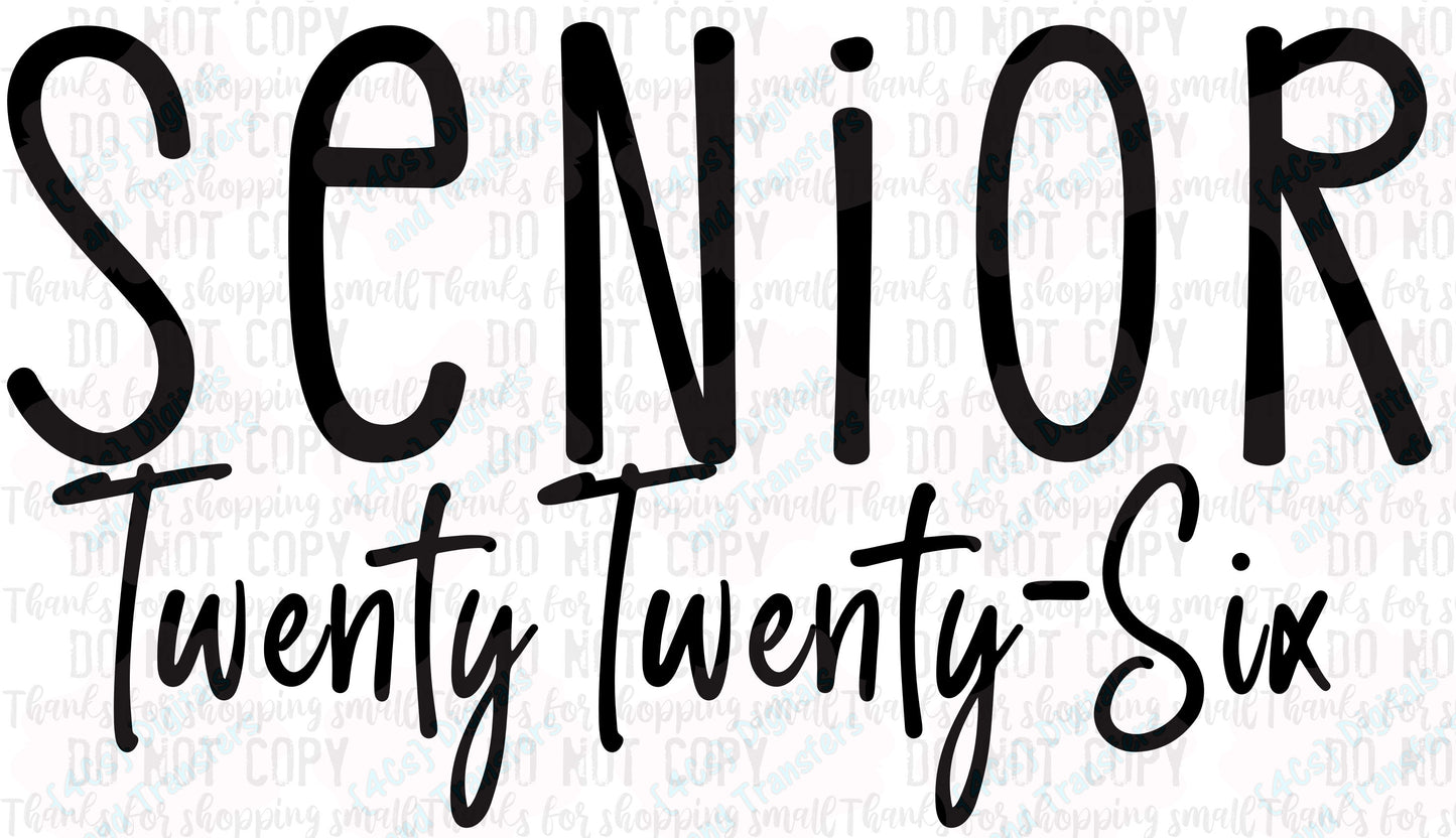 Senior Twenty Twenty-Six DIGITAL DOWNLOAD