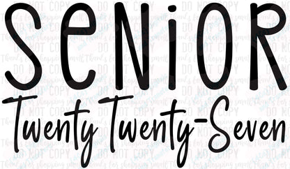 Senior Twenty Twenty-Seven DIGITAL DOWNLOAD