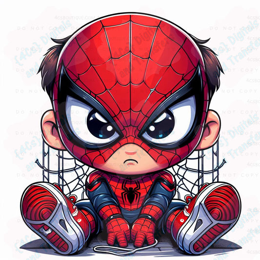 Angry Spiderman Baby DIGITAL DOWNLOAD