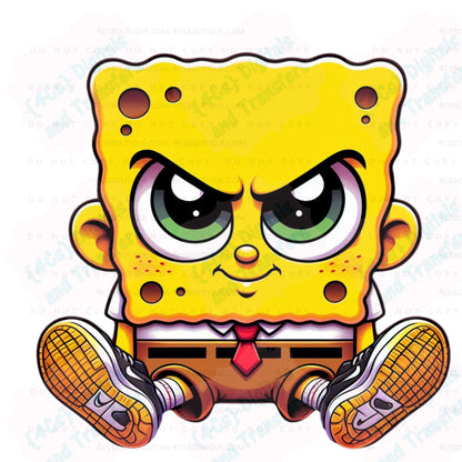 Angry Baby Spongebob DIGITAL DOWNLOAD