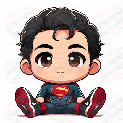 Angry Baby Superman DIGITAL DOWNLOAD