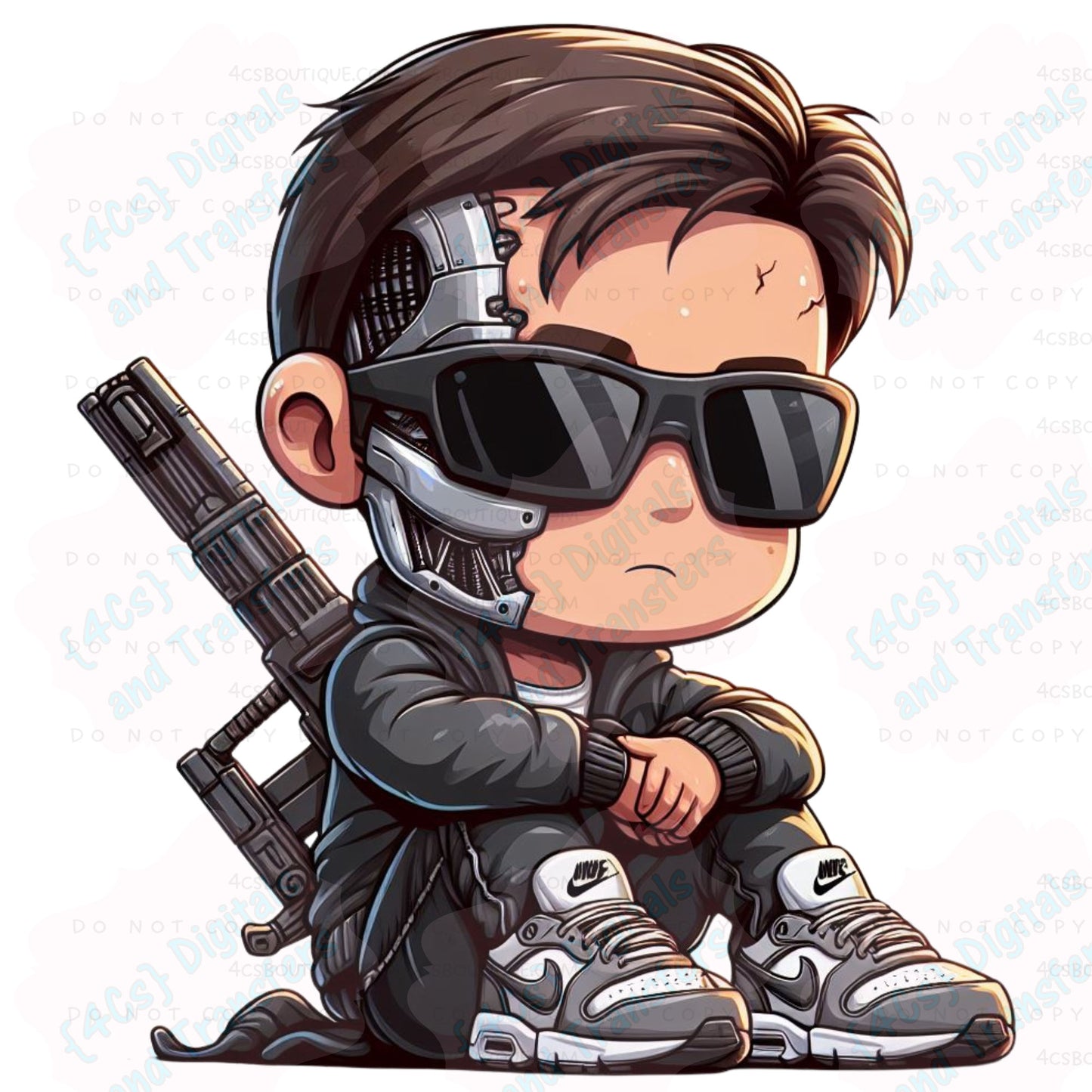 Angry Baby Terminator DIGITAL DOWNLOAD