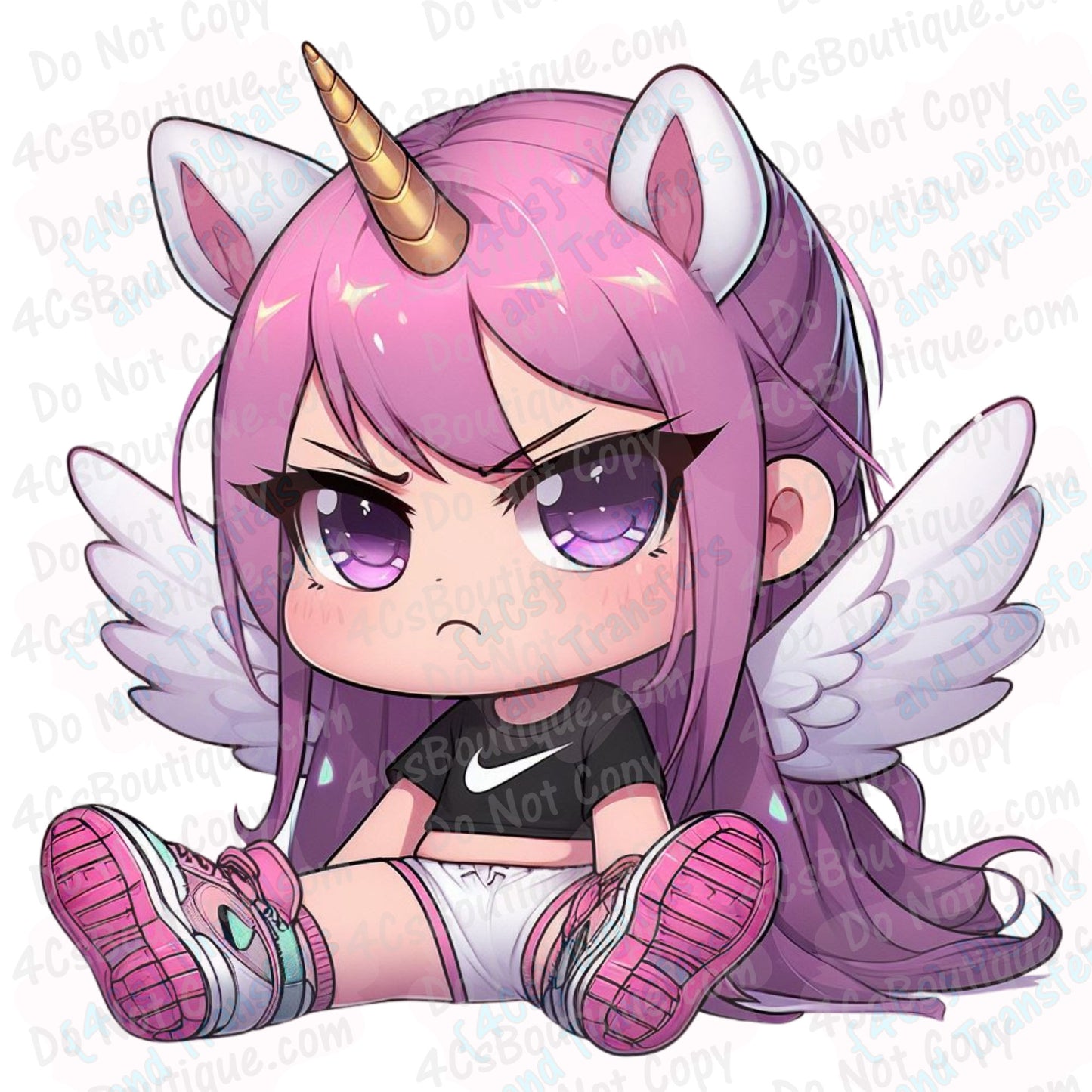 Angry Baby Unicorn DIGITAL DOWNLOAD