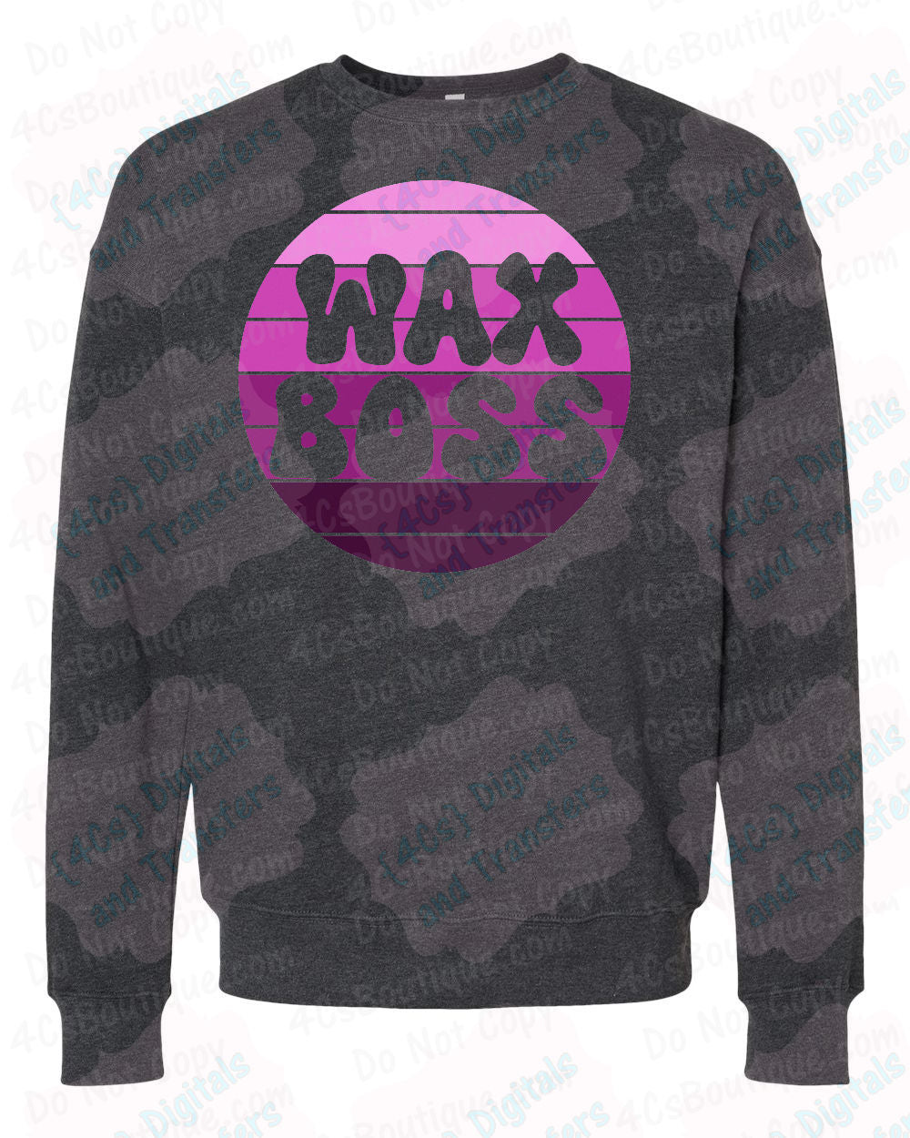 Wax Boss Retro Circle DIGITAL DOWNLOAD