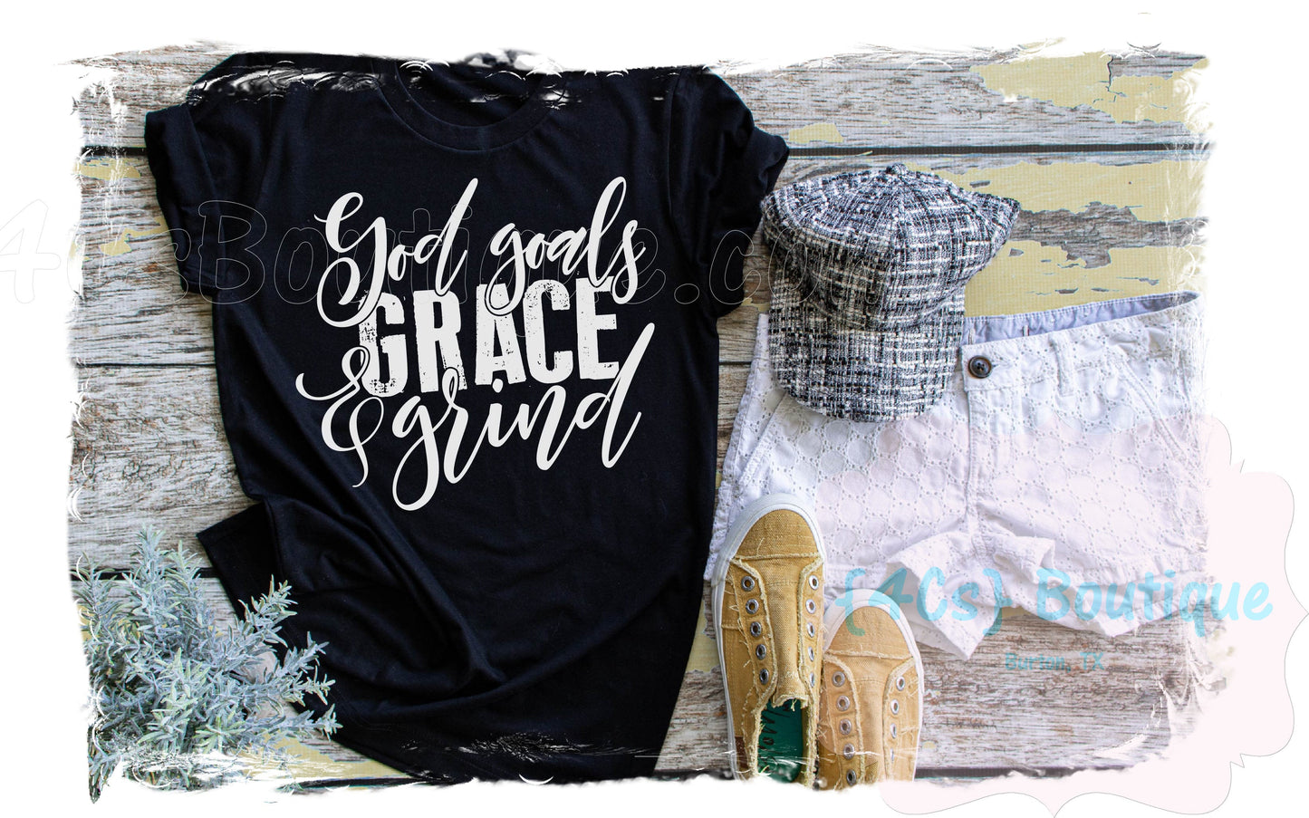 Size X-Large God Goals Grace & Grind Shirt