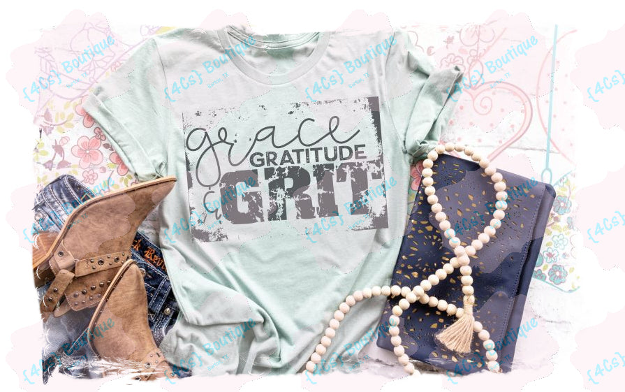 Grace Graditude & Grit Shirt