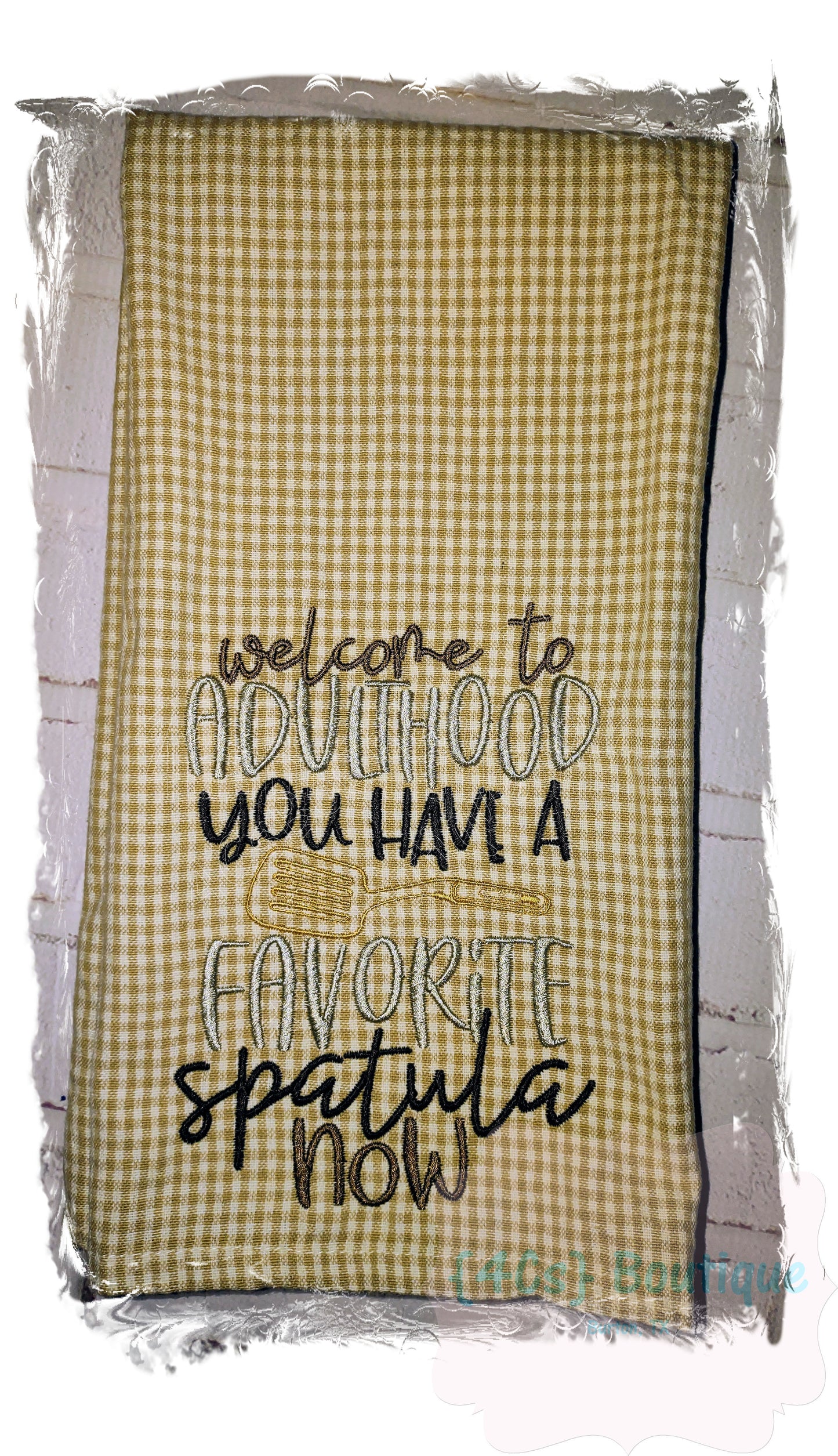 Welcome To Adulthood You Have A New Favorite Spatula Now Hand Towel | Kitchen Collection | 4Cs Boutique
