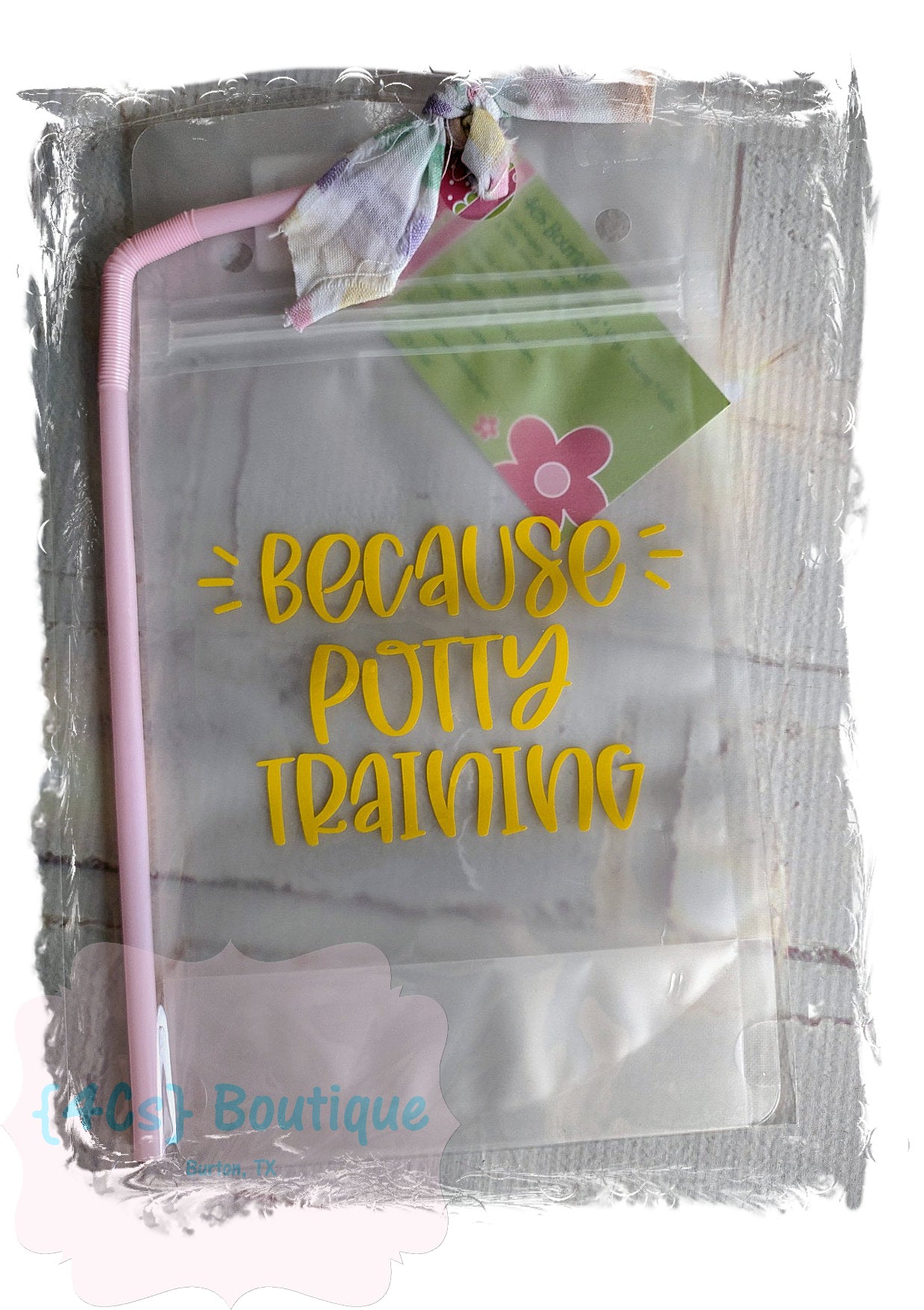 Because Potty Training (Yellow) Adult Drink Pouch